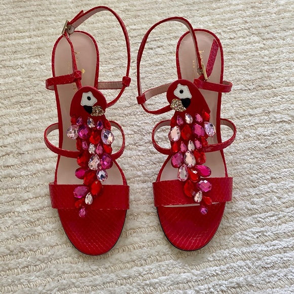 NWT Kate Spade Idalou parrot heels - Picture 11 of 16